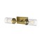 Z-Lite Calliope 2 Light Wall Sconce, Foundry Brass & Clear 617-2S-FB - alternate 2
